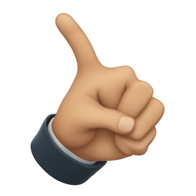 finger pointing me sticker