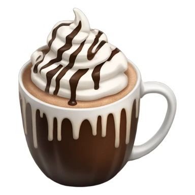 Starbucks hot cocoa sticker