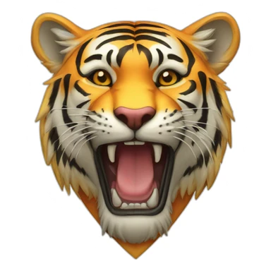 Coat of arm of Tiger  sticker