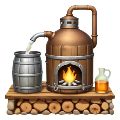 moonshine still sticker