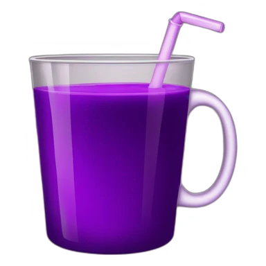 Cup of purple drink sticker