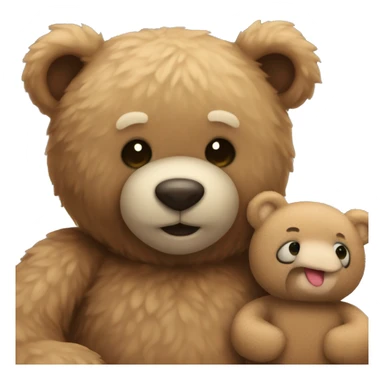 Teddy bear inlove sticker