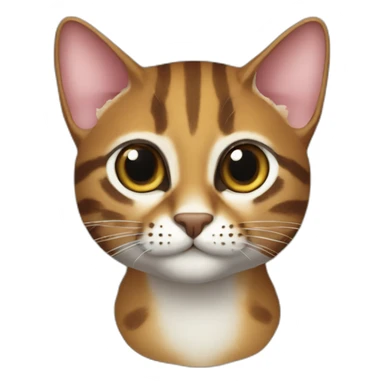 Rusty Spotted Cat sticker