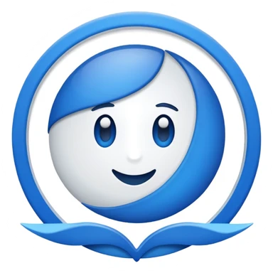 a logo that would represent the app name ReadyToMeet sticker