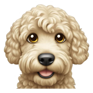 Cream Cockapoo sticker
