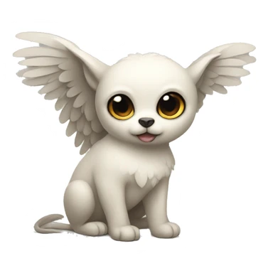 Cute cool winged animal hybrid  sticker