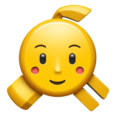 the word “weeb” with the alert symbol behind it sticker