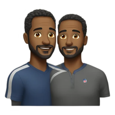 Two fathers of your teammate sticker