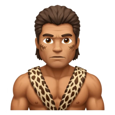 stone age man sticker