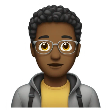 A man in a train sticker