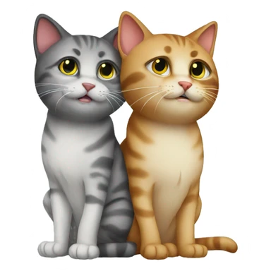 cats breakup sticker