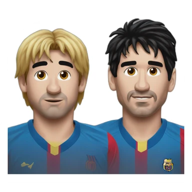 Messi y maradona sticker