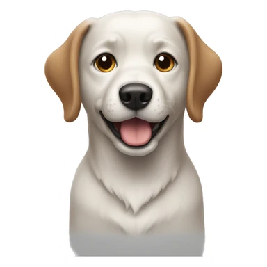 Dog wearing gat sticker