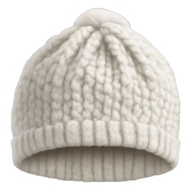white knitted wool cap piece of clothing sticker