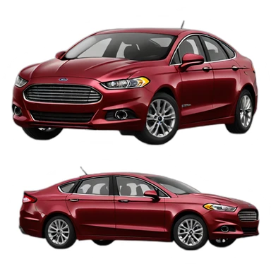 2013 ford fusion with red paint sticker