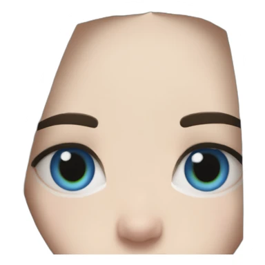 Billie eilish chanteuse cheveux bleus yeux bleus sticker