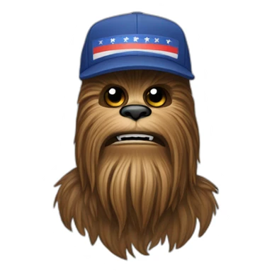 chewbacca with serbian cap sticker