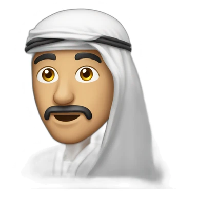 Un arabe qui vole un téléphone sticker