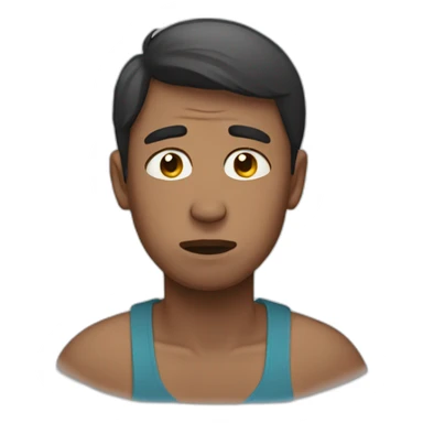 transgender man crying sticker