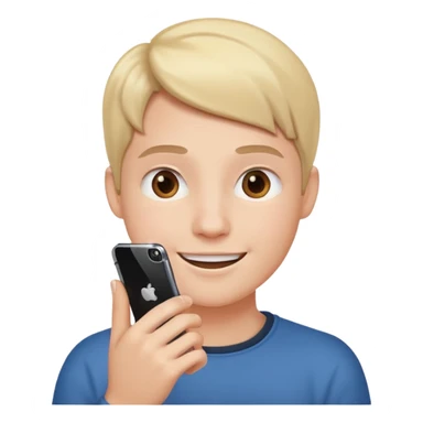 horizontal iphone under the chin sticker