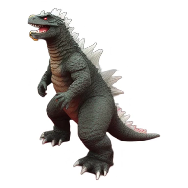 Godzilla on the red carpet sticker