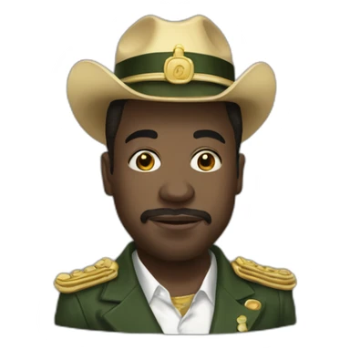 Ali bongo fumant sticker