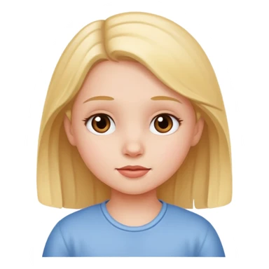 Little girl kids sticker