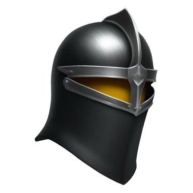 knight black helmet fantasy sticker