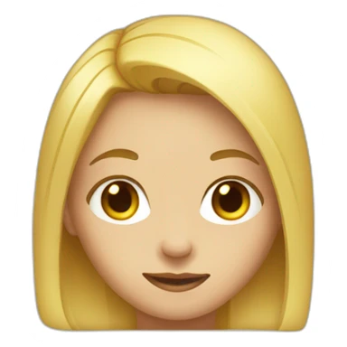 Adolescent blon sticker