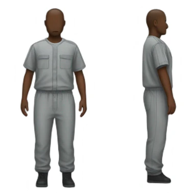 Prison jumpsuit sticker