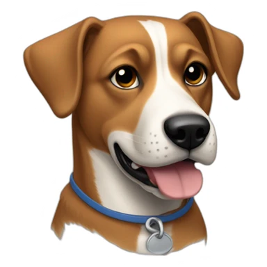 athletic-dog, black, mcnab, Mexican, street-dog sticker