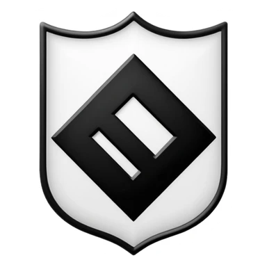 una "J" stilizzata in bianco e nero, formata da due strisce verticali che richiamano lo scudetto , sticker