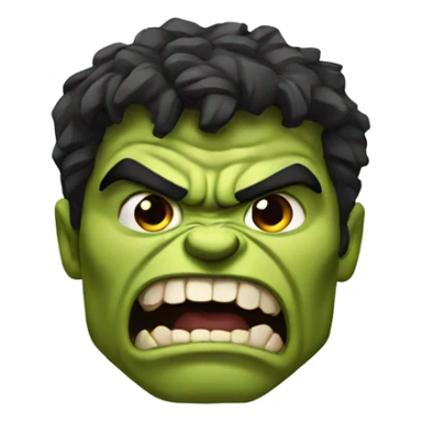 9 yellow hulk sticker