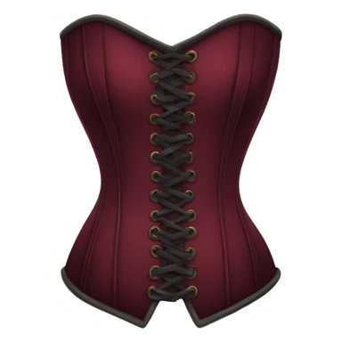 burgundy corset  sticker