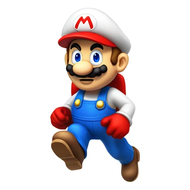 Mario has been on a mission  sticker