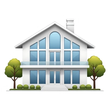 modern house sticker