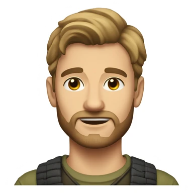 Lukas Aukštikalnis no mustache  sticker