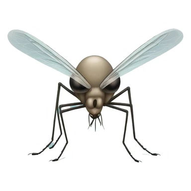 Mosquito with suspicion  sticker