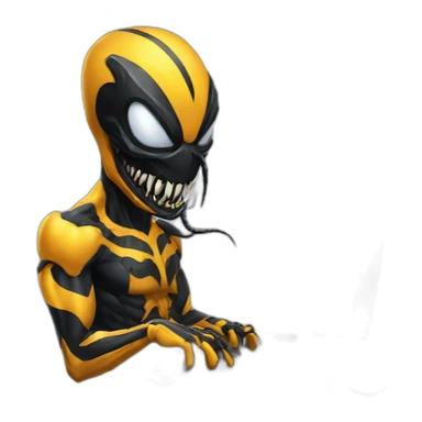 cool hacker  venom with pcs sticker