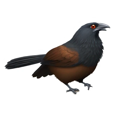 Greater coucal sticker