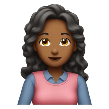 Cute mom with lovs sticker