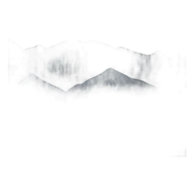 mountains with a dark grey background sticker