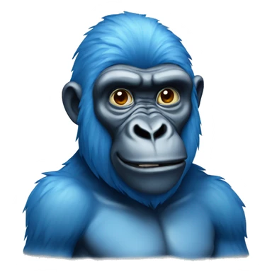 blue gorilla sticker