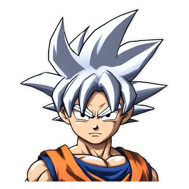 Goku ultra instinct sticker