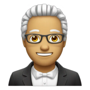 Emoji with Paino sticker