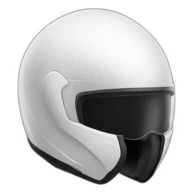 black moto helmet with white wings sticker