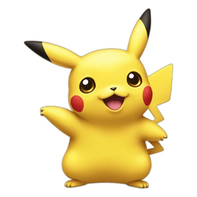 Pikachu droger sticker