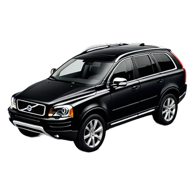 2013 black volvo xc90 awd model sticker