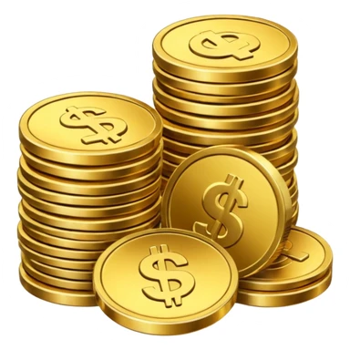 Dinero y monedas sticker