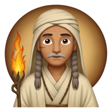Calanus the Indian sage in 327 before a funeral pyre sticker